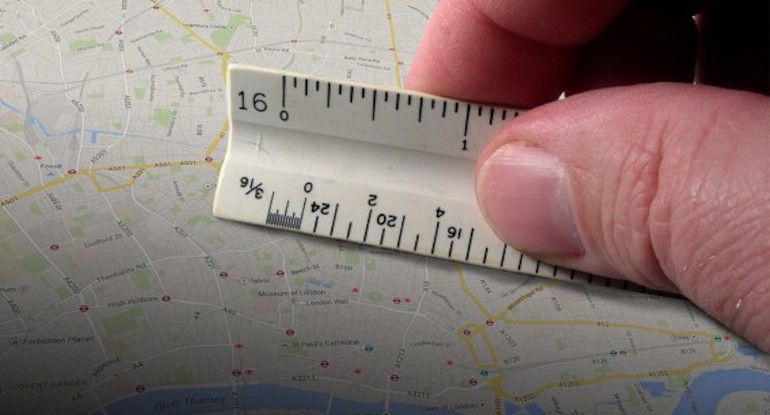 قياس المسافات بين المدن باستخدام خرائط جوجل