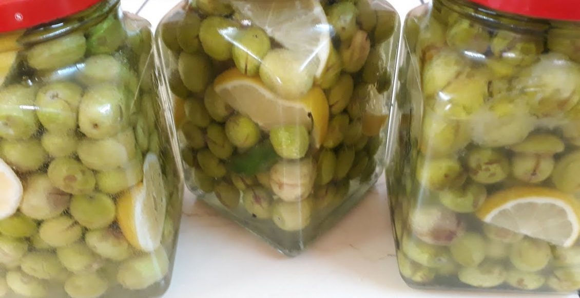 طريقة عمل الزيتون الأخضر على الطريقة السورية